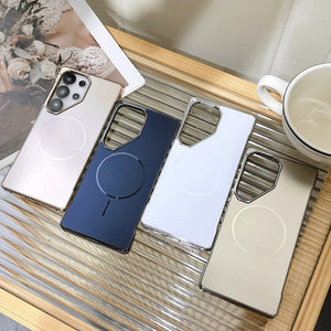 For Samsung S25ultra Borderless Electroplated Magnetic  case