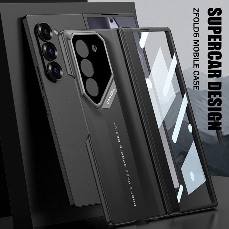 Suitable for Samsung Shell Film Integrated Magnetic Folding Hinge Phone Case