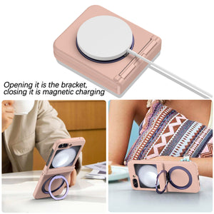 Suitable for Samsung ZFlip5 All-inclusive Hinge Holder Phone Case