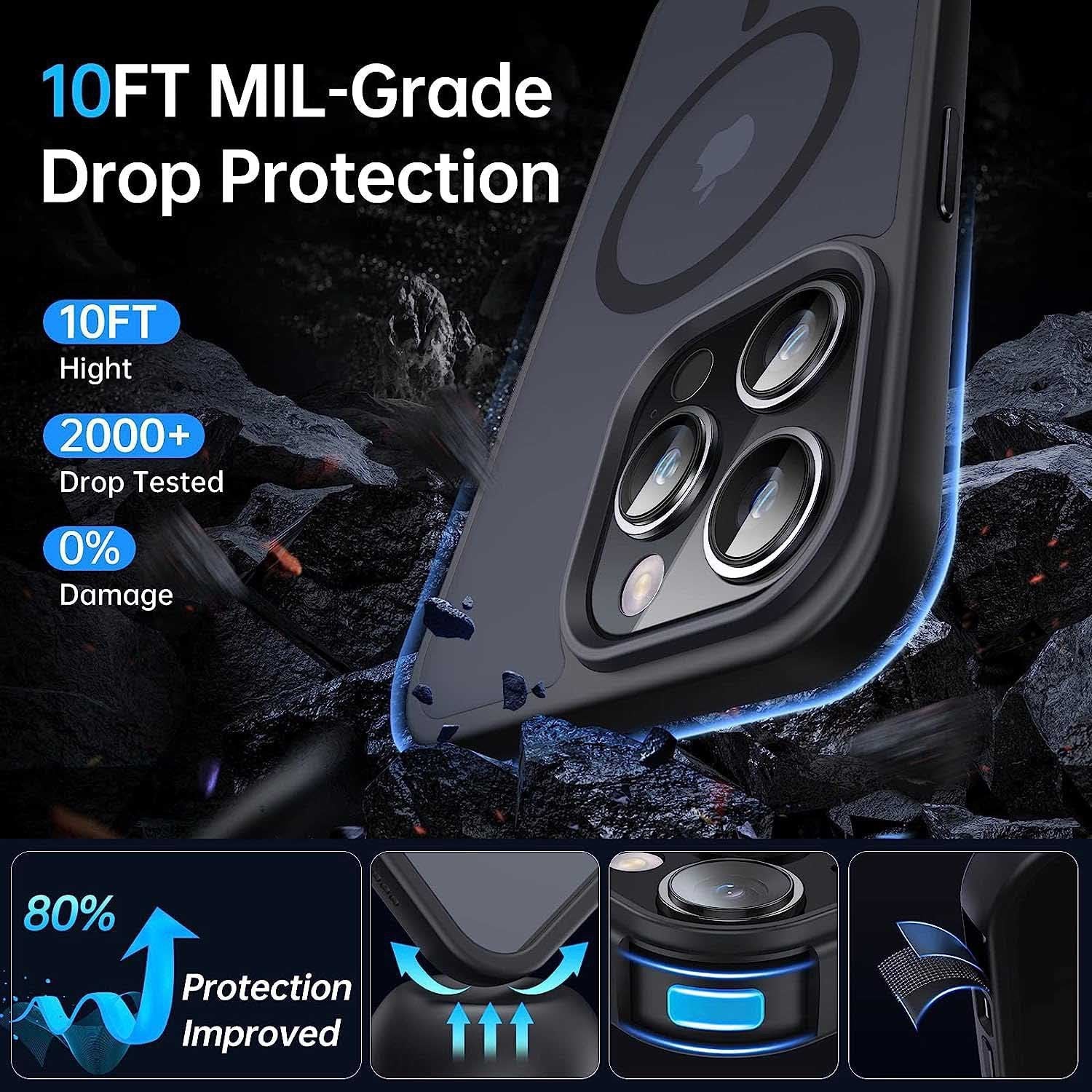 Suitable for iPhone16 Series Skin-like Frosted Translucent Magnetic Phone Case