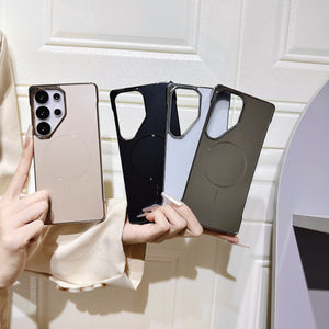 For Samsung S25ultra Borderless Electroplated Magnetic  case