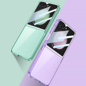 Suitable For Samsung Z Flip5 Full-Bag Film Large Window High-Transparent Back Panel Phone Case