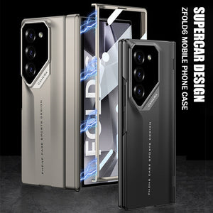 Suitable for Samsung Shell Film Integrated Magnetic Folding Hinge Phone Case