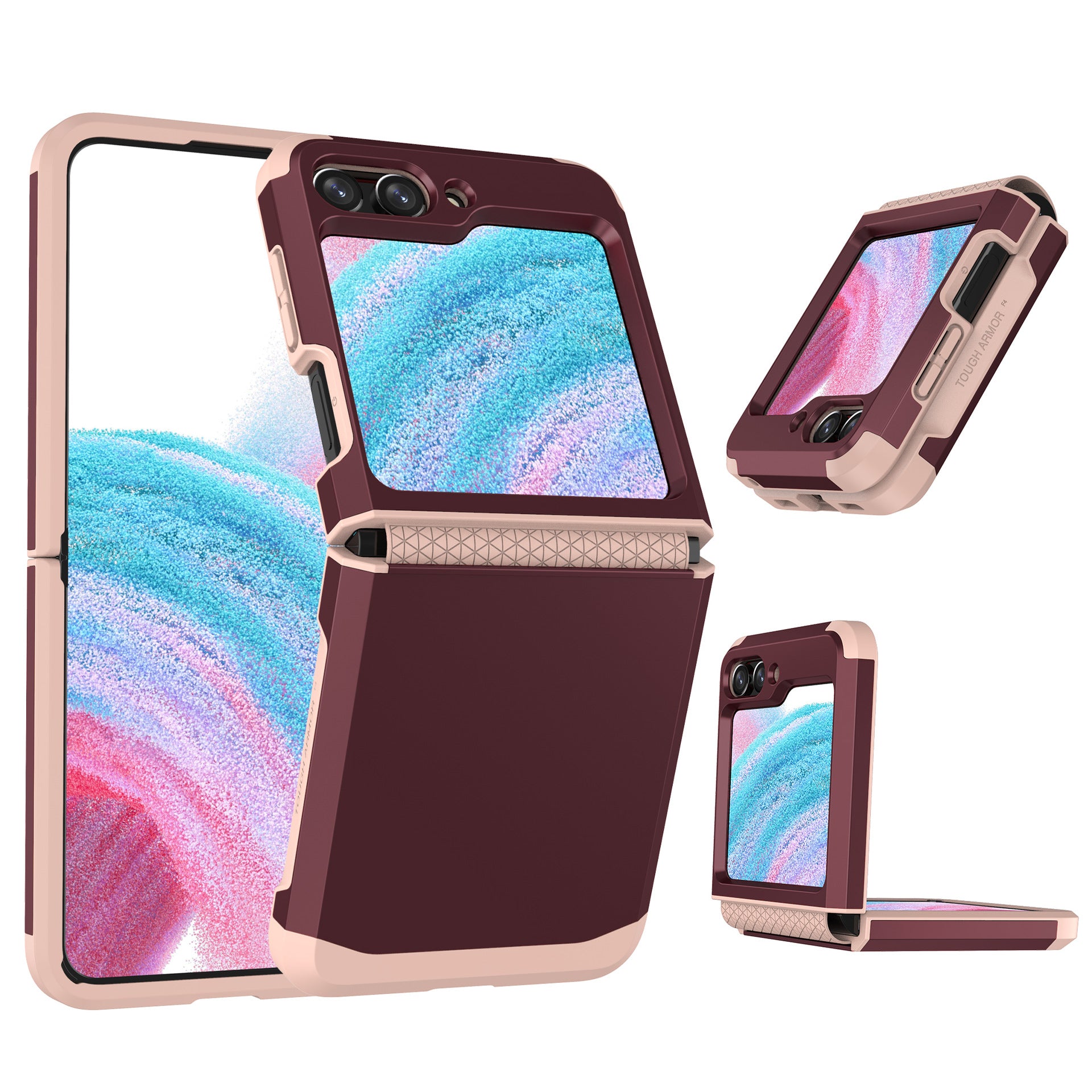 For Samsung ZFlip3/4/5/6 Mobile Phone Shell Hinge Integrated