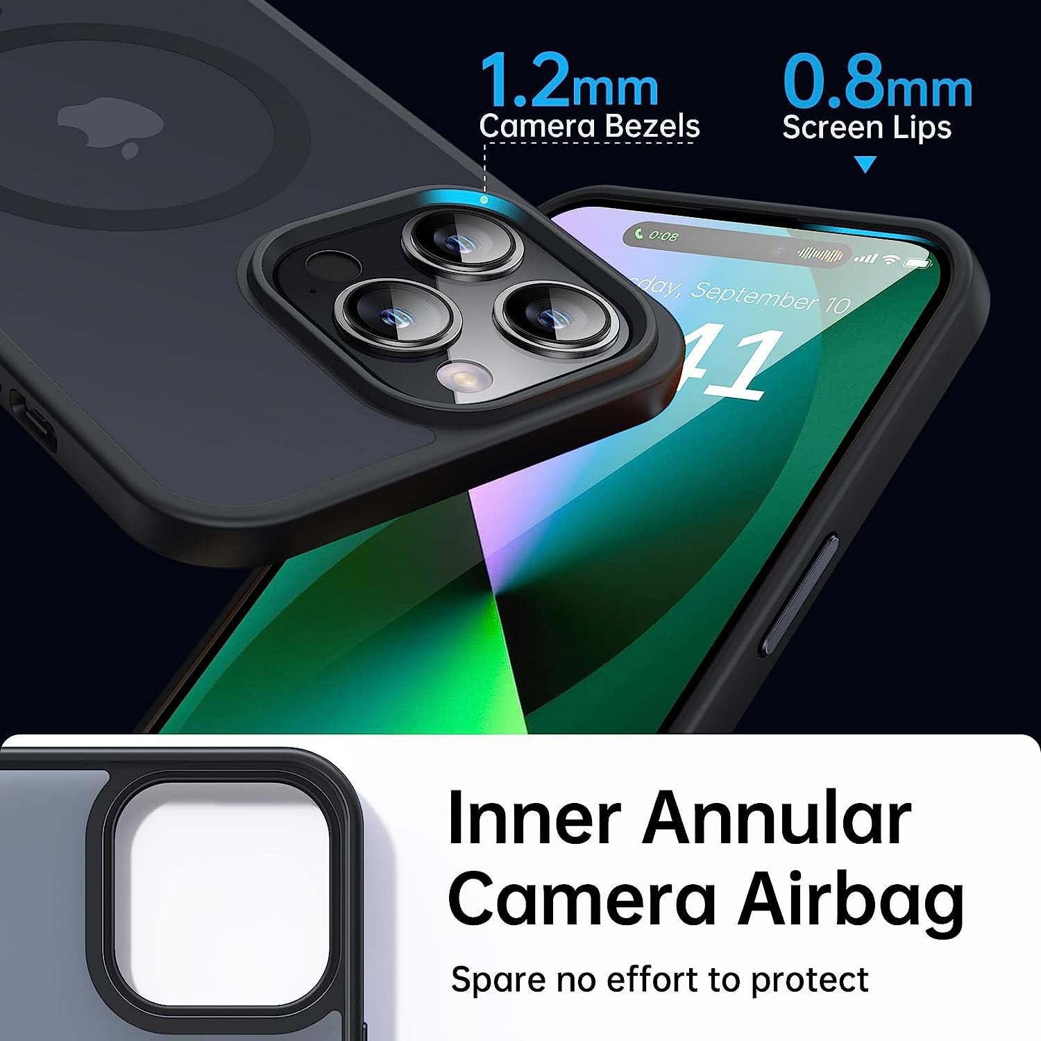 Suitable for iPhone16 Series Skin-like Frosted Translucent Magnetic Phone Case