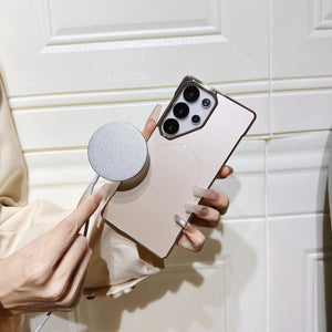 For Samsung S25ultra Borderless Electroplated Magnetic  case
