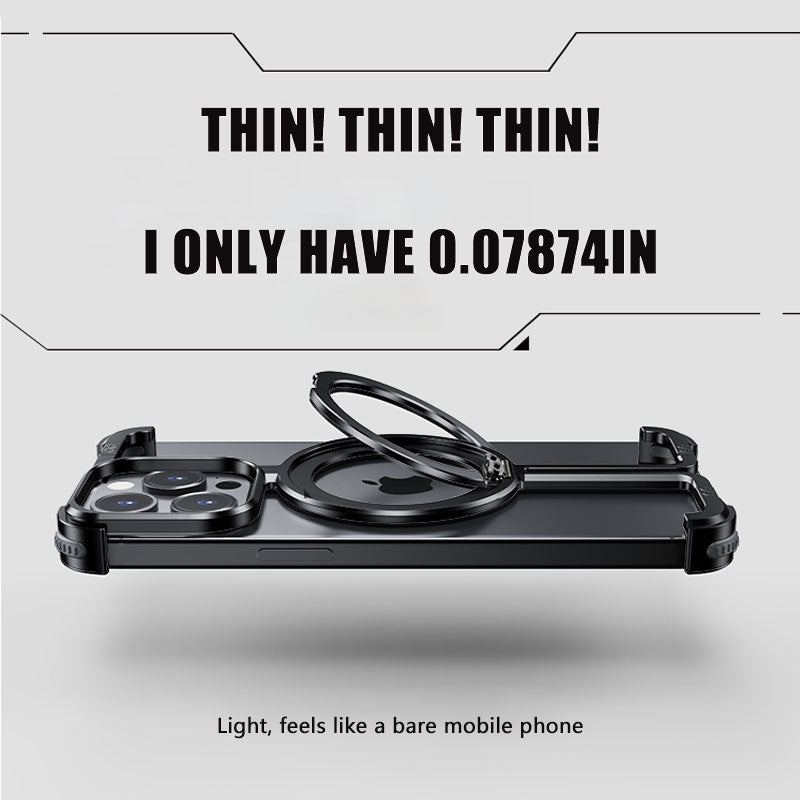 Suitable For iPhone 15 Series Mobile Phone Case Metal Frameless