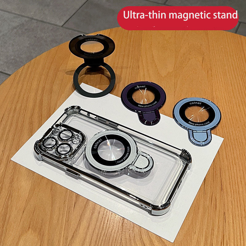 Magnetic case for iPhone series plated stands