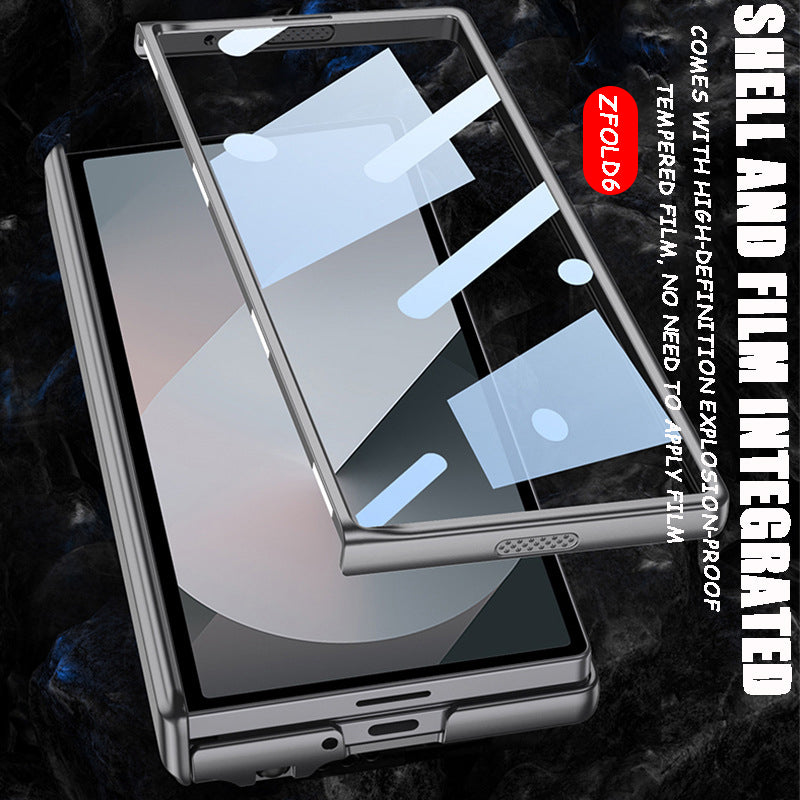 Suitable For Samsung ZFold6 Magnetic Folding Shaft Gear Adjustment Integrated Pen Slot Anti-Fall Mobile Phone Case