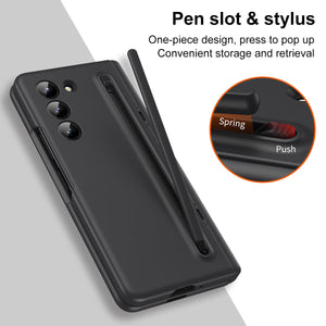 Suitable For Samsung Z Fold5/4 With Stylus Hinge Bracket Case