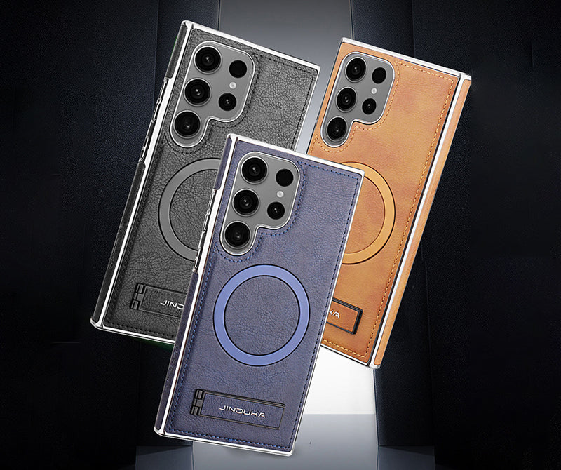 Suitable for Samsung S24/S25 series Business Magnetic Bracket Protective Case