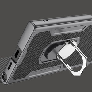 Suitable for Samsung S24Ultra Flip Rotating Ring Leather Case