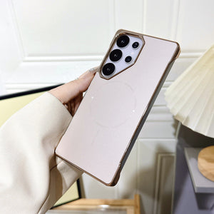 For Samsung S25ultra Borderless Electroplated Magnetic  case