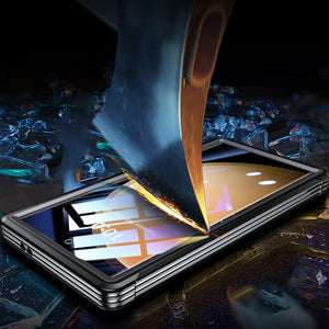 Magnetic Case for Galaxy S24 Ultra Built-in Screen Protector,  Double Sided Phone Case