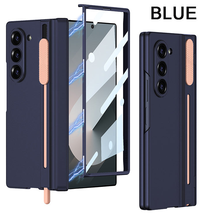 Suitable For Samsung ZFold6 Magnetic Folding Shaft Gear Adjustment Integrated Pen Slot Anti-Fall Mobile Phone Case