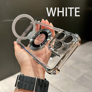 Magnetic case for iPhone series plated stands