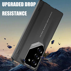 Suitable for Samsung Shell Film Integrated Magnetic Folding Hinge Phone Case