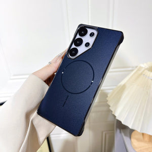 For Samsung S25ultra Borderless Electroplated Magnetic  case