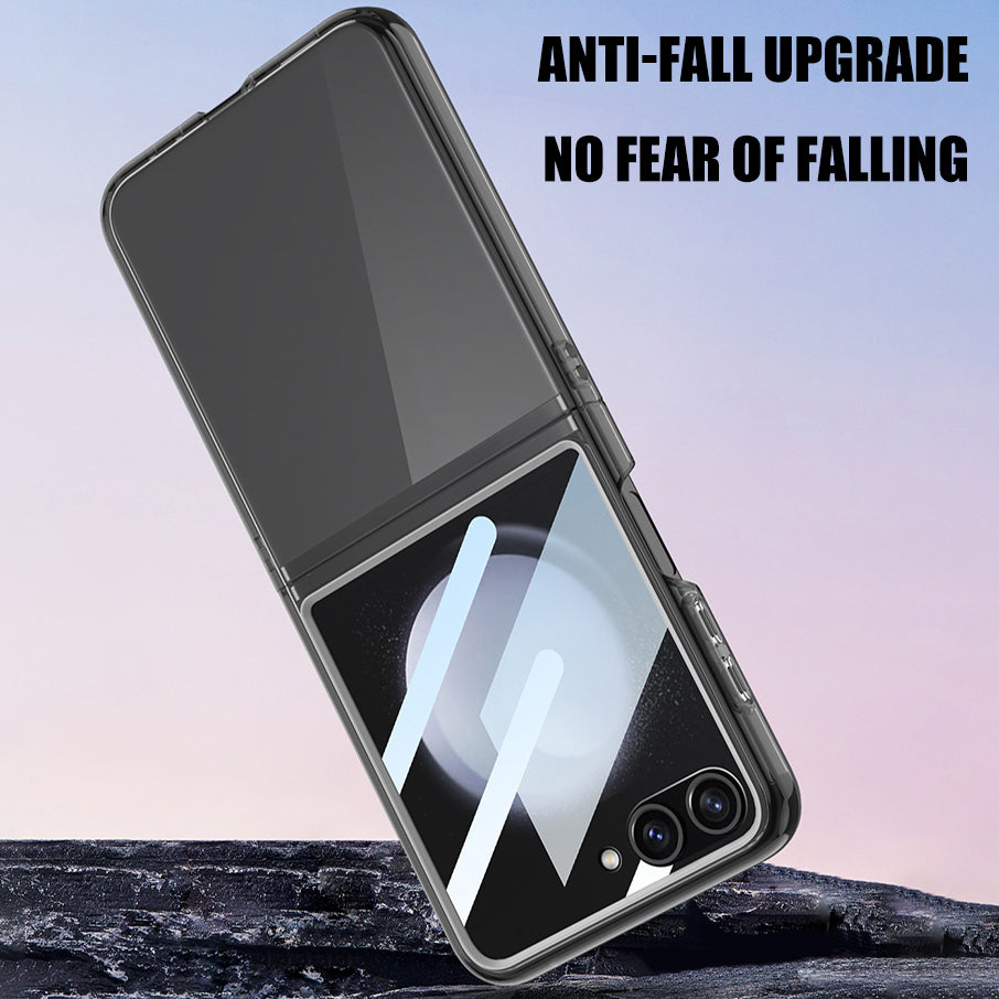 Suitable For Samsung Z Flip5 Full-Bag Film Large Window High-Transparent Back Panel Phone Case