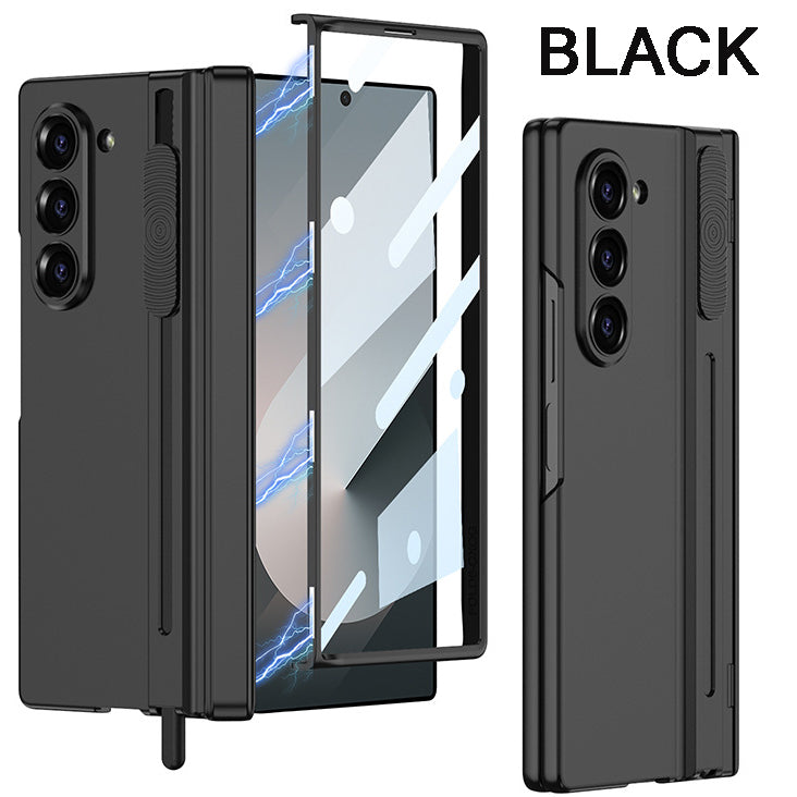 Suitable For Samsung ZFold6 Magnetic Folding Shaft Gear Adjustment Integrated Pen Slot Anti-Fall Mobile Phone Case