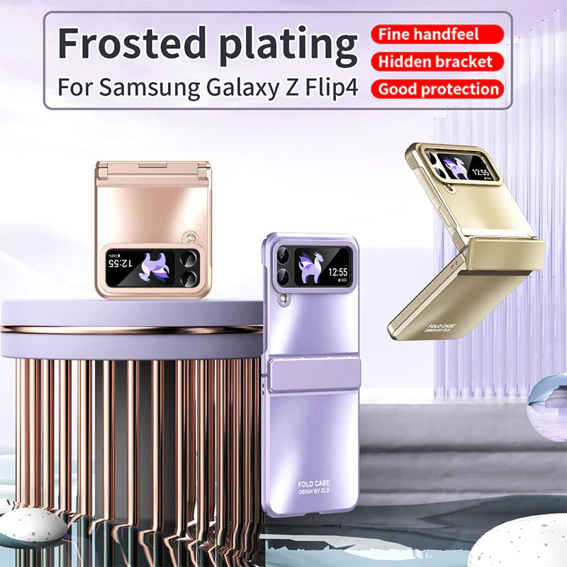 Compatible with Samsung Z Flip 3/4/5/6 Flat Hinge Folding Phone Case