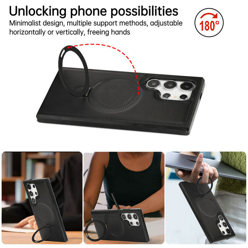 Suitable for Samsung series leather all-inclusive anti-fall mobile phone case