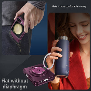 360° Rotating Folding Stand Case Samsung Z Flip5 Super Magnetic Phone Case