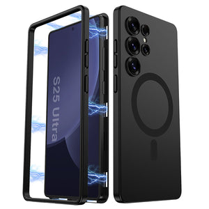 Magnetic 2 in 1 Shockproof Phone Case For Galaxy S25 S24 S23 Ultra