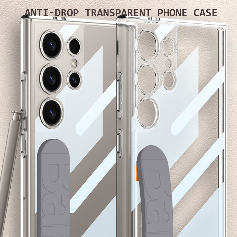 New Model For Samsung S25 Ultra Anti-fall Fine Hole Transparent Silicone Mobile Phone Case