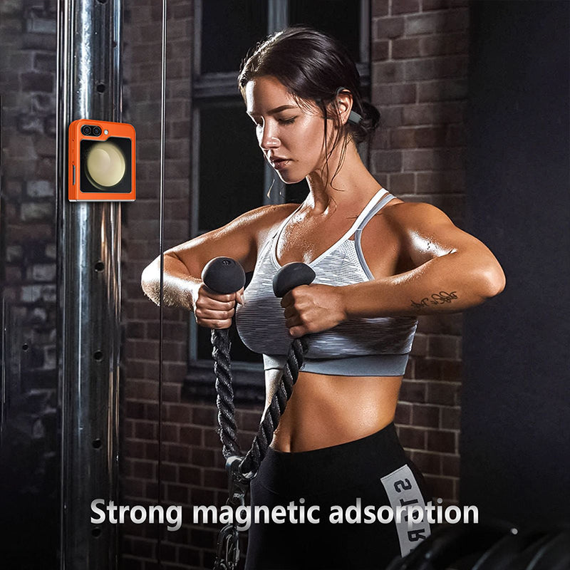 360° Rotating Folding Stand Case Samsung Z Flip5 Super Magnetic Phone Case