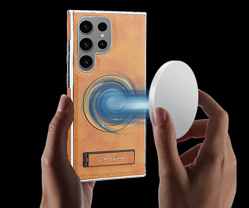 Suitable for Samsung S24/S25 series Business Magnetic Bracket Protective Case