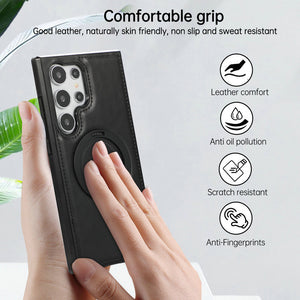 Suitable for Samsung series leather all-inclusive anti-fall mobile phone case