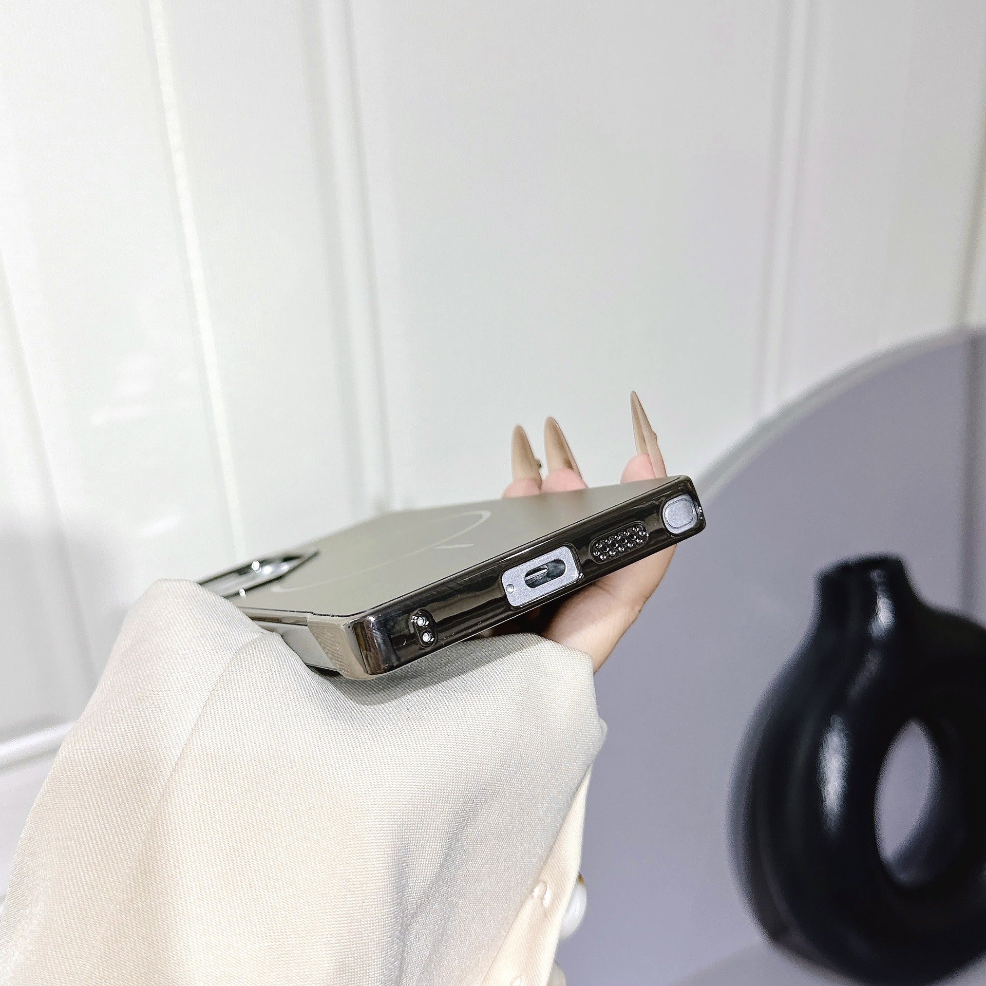 For Samsung S25ultra Borderless Electroplated Magnetic  case