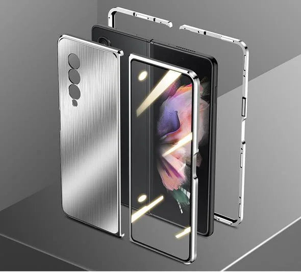 For Samsung Galaxy Z Fold 5/6/7 Metal Mobile Phone Protective Case