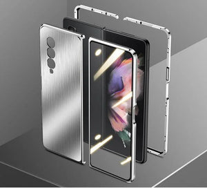 For Samsung Galaxy Z Fold 5/6/7 Metal Mobile Phone Protective Case