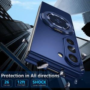 360-Degree Rotating Stand Suitable for Magnetic Wireless Charging of Samsung ZFOLD 5/6 Folding Phone Case