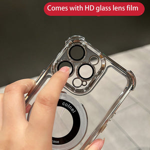 Magnetic case for iPhone series plated stands
