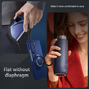 360-Degree Rotating Stand Suitable for Magnetic Wireless Charging of Samsung ZFOLD 5/6 Folding Phone Case