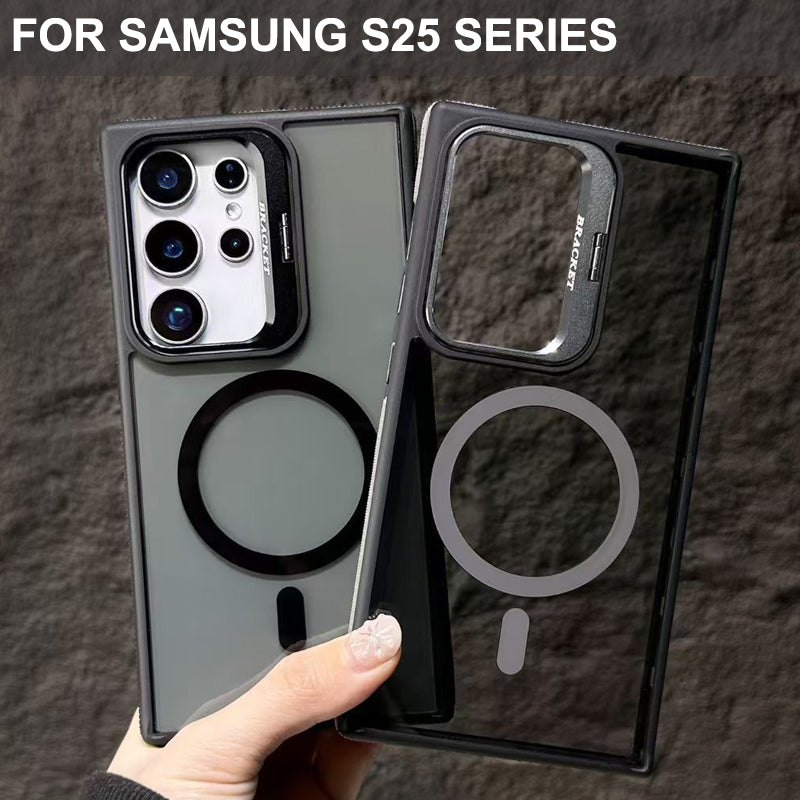 Suitable For Samsung S25 Series Lens Holder Non-slip Mobile Phone Case