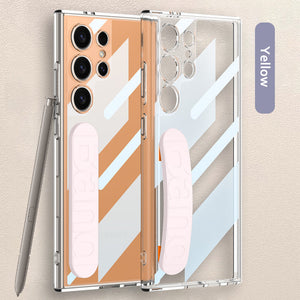 New Model For Samsung S25 Ultra Anti-fall Fine Hole Transparent Silicone Mobile Phone Case