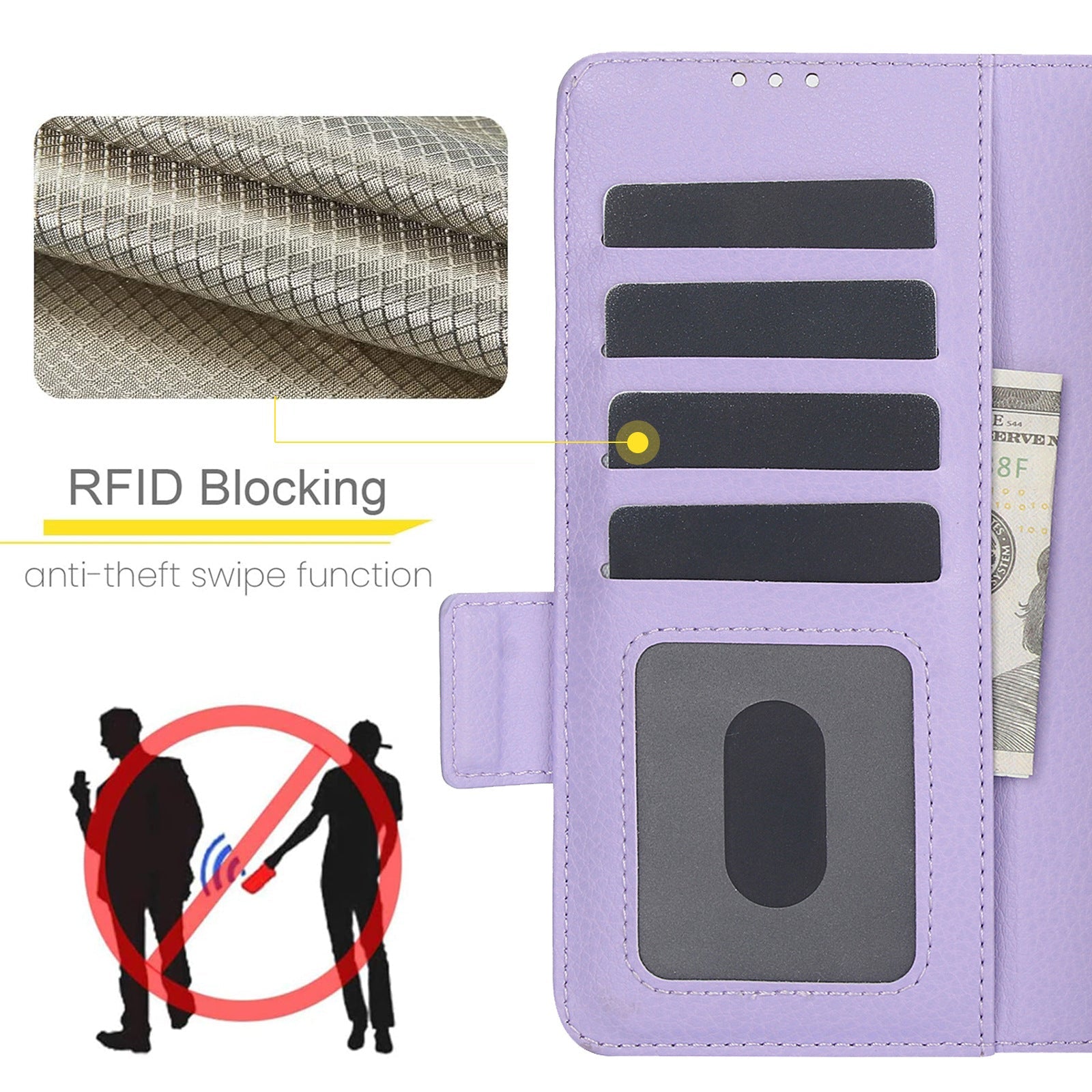 Suitable for Samsung ZFold3/4/5/6 Multifunctional Leather Case