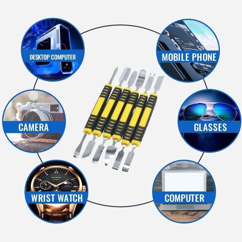 Metal Crowbar 6-Piece Set⚡Easy to carry & Strong practicability