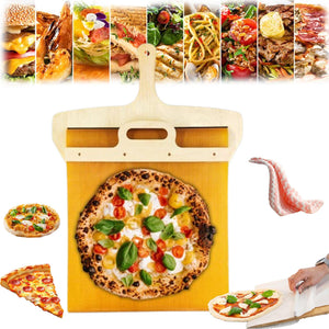 Wooden Multifunctional Scene Pizza Sliding Shovel