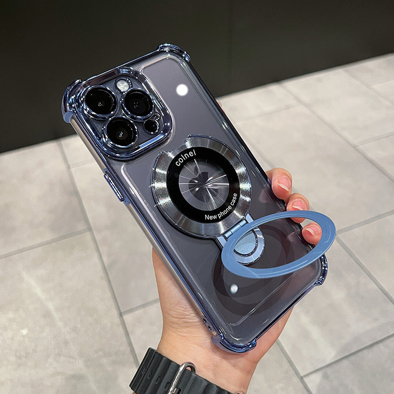 Magnetic case for iPhone series plated stands