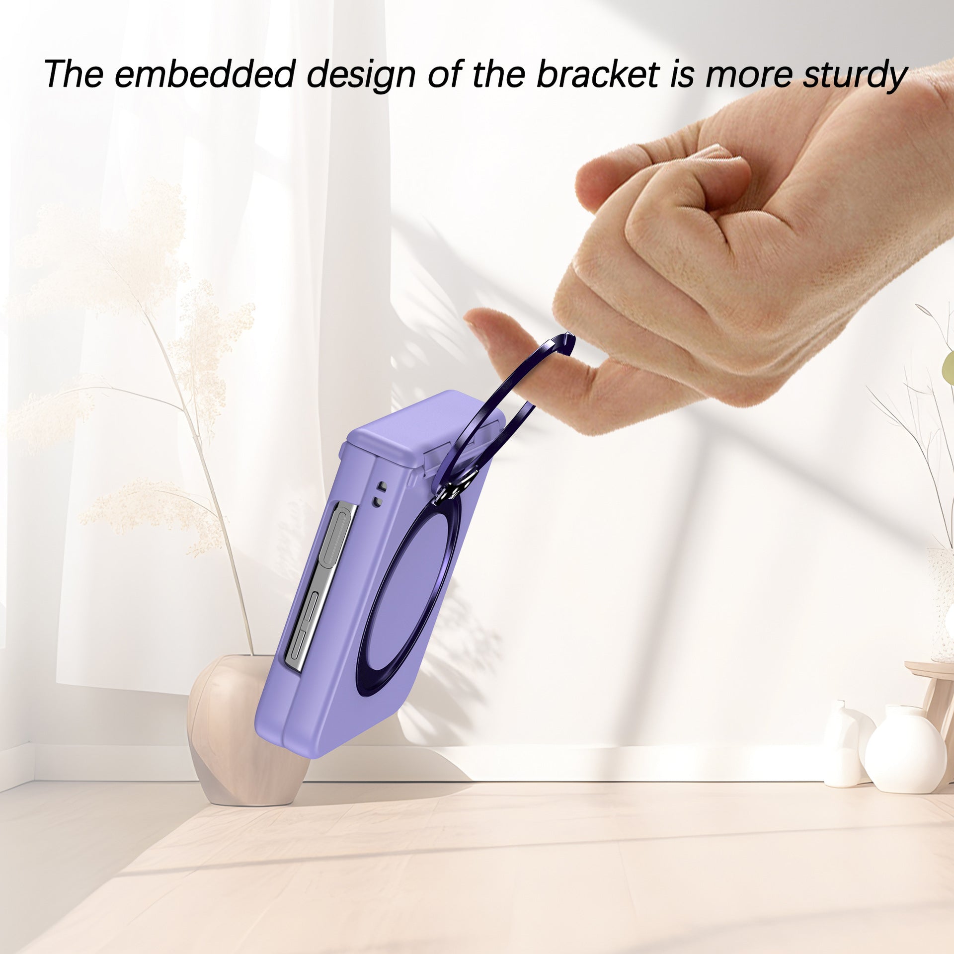 Suitable for Samsung ZFlip5 All-inclusive Hinge Holder Phone Case
