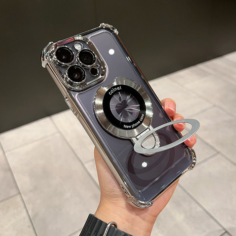 Magnetic case for iPhone series plated stands
