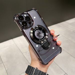 Magnetic case for iPhone series plated stands