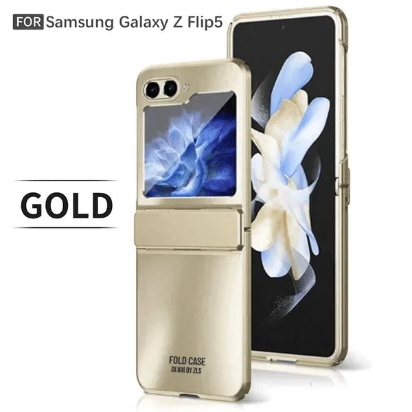 Compatible with Samsung Z Flip 3/4/5/6 Flat Hinge Folding Phone Case