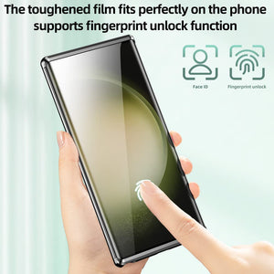Magnetic Double Sided Tempered Glass Phone Case for Samsung S24/25 Ultra