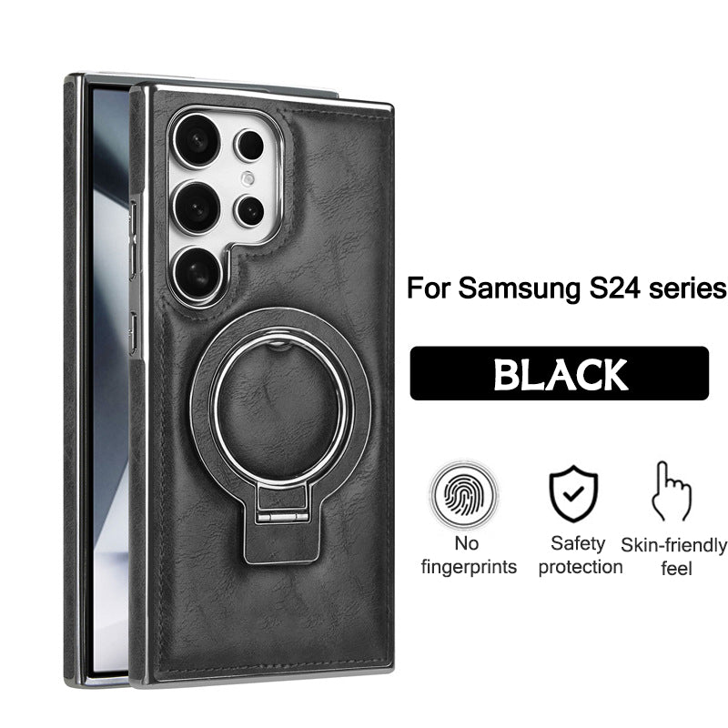For Samsung S25 series Business Magnetic Anti-fall Bracket Protective Case